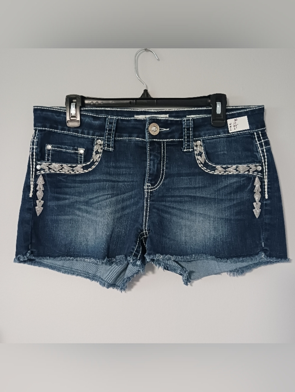 BKE Daytrip Jean Shorts Women’s  Sz 30 Virgo Denim Mid Rise